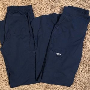 Tall Navy Cherokee scrub pants